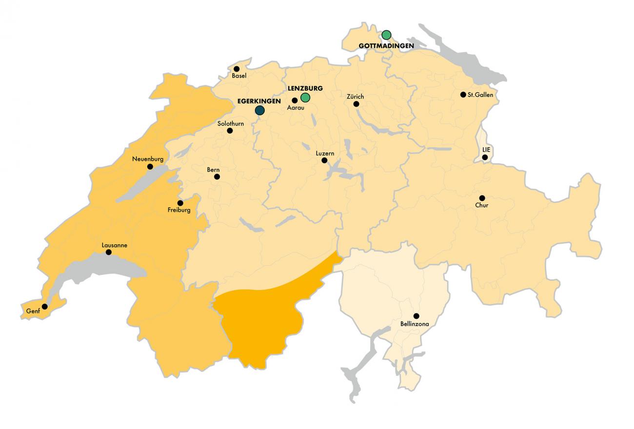 Swiss map